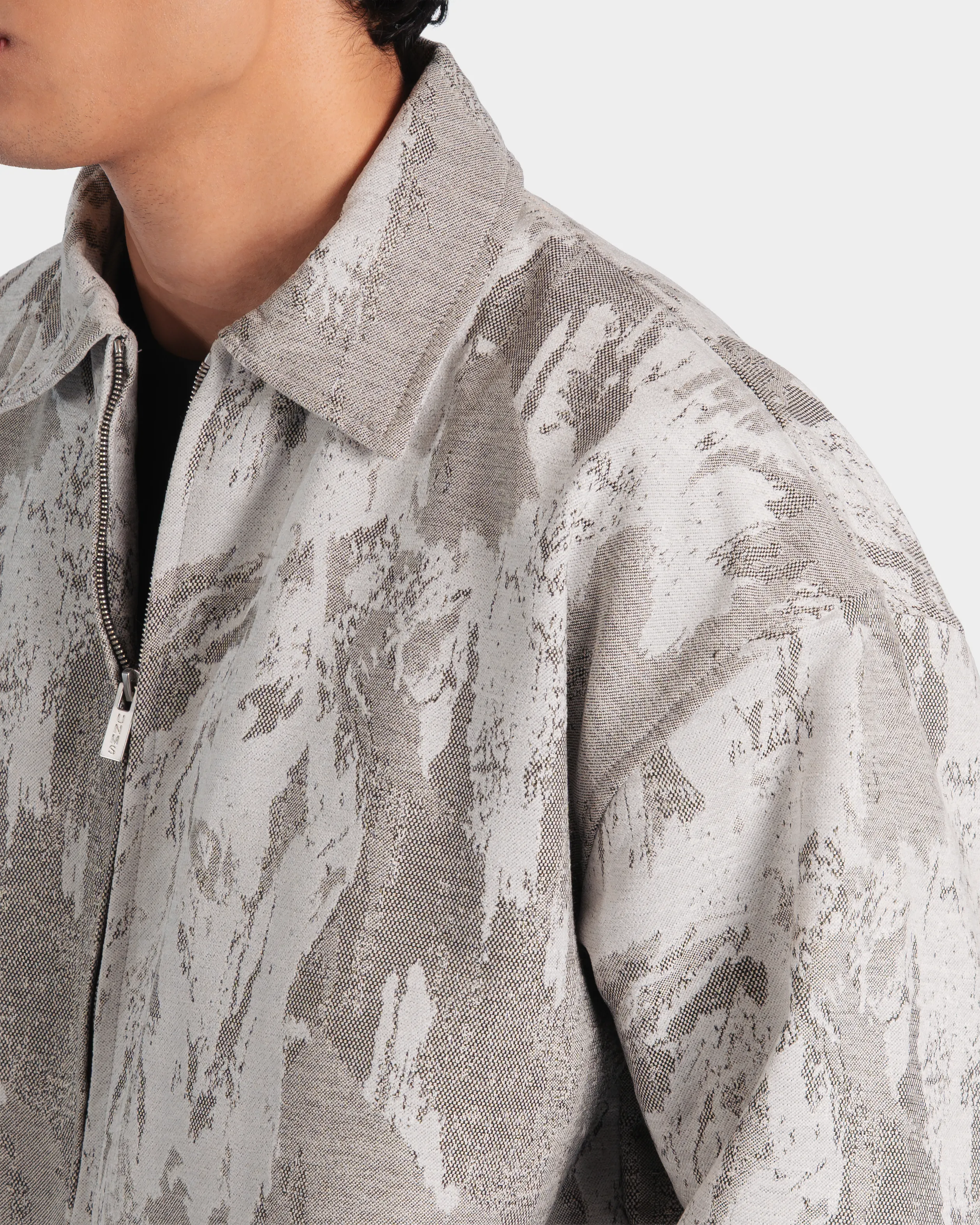 Floral Denim Jacquard Jacket - Image 6