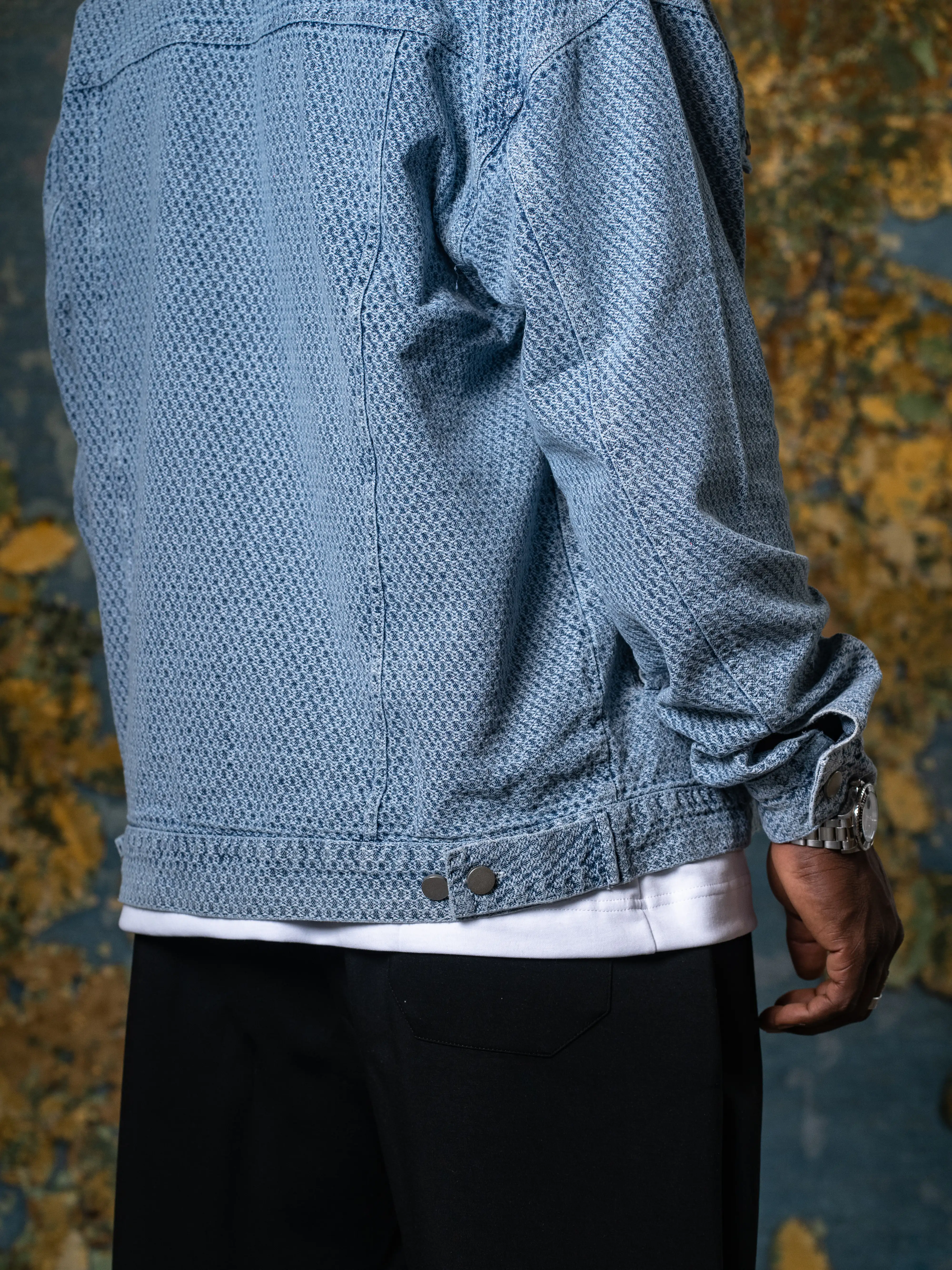 Textured Trucker Jacket - alternate view