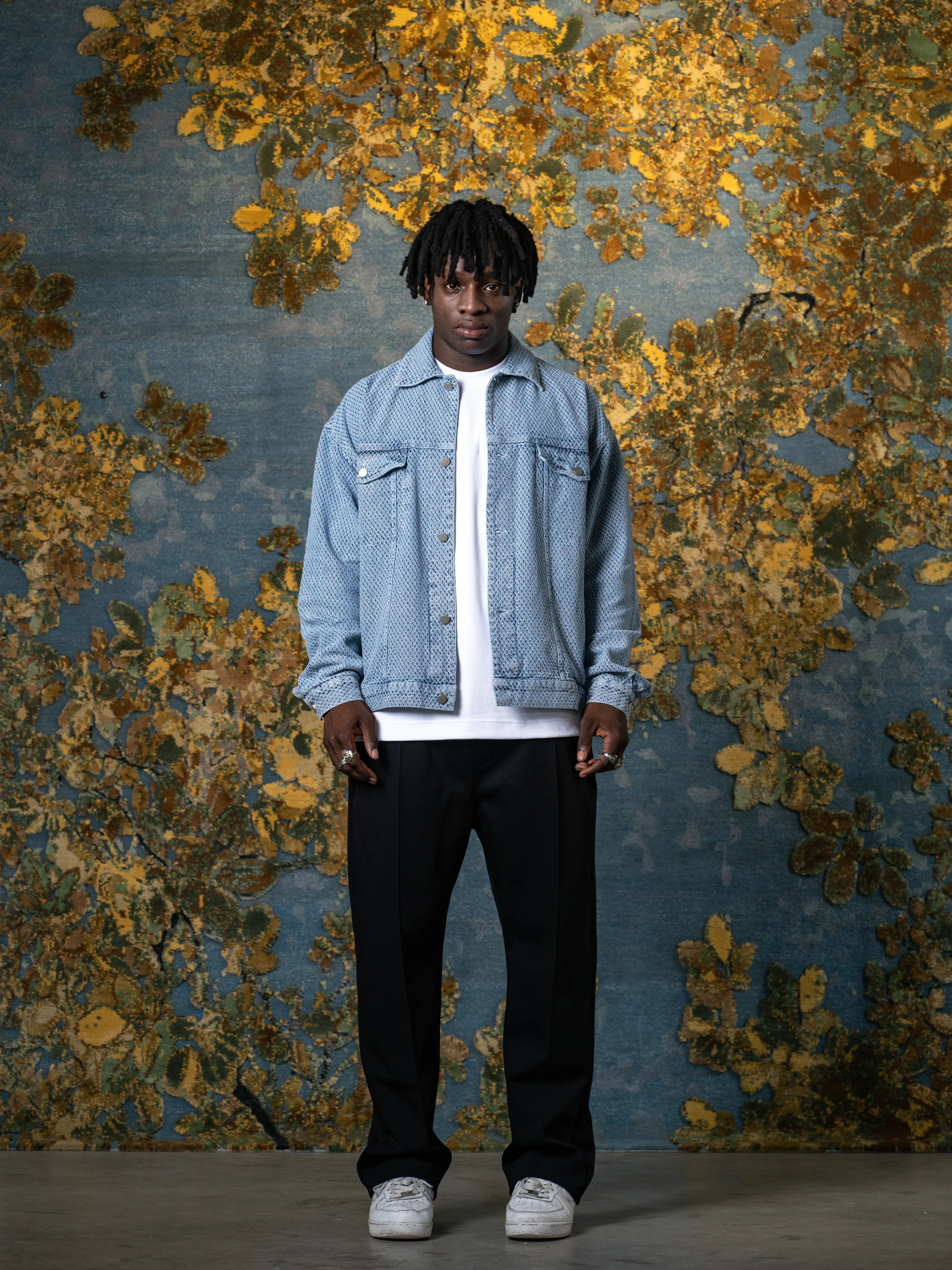 Textured Trucker Jacket - Image 5