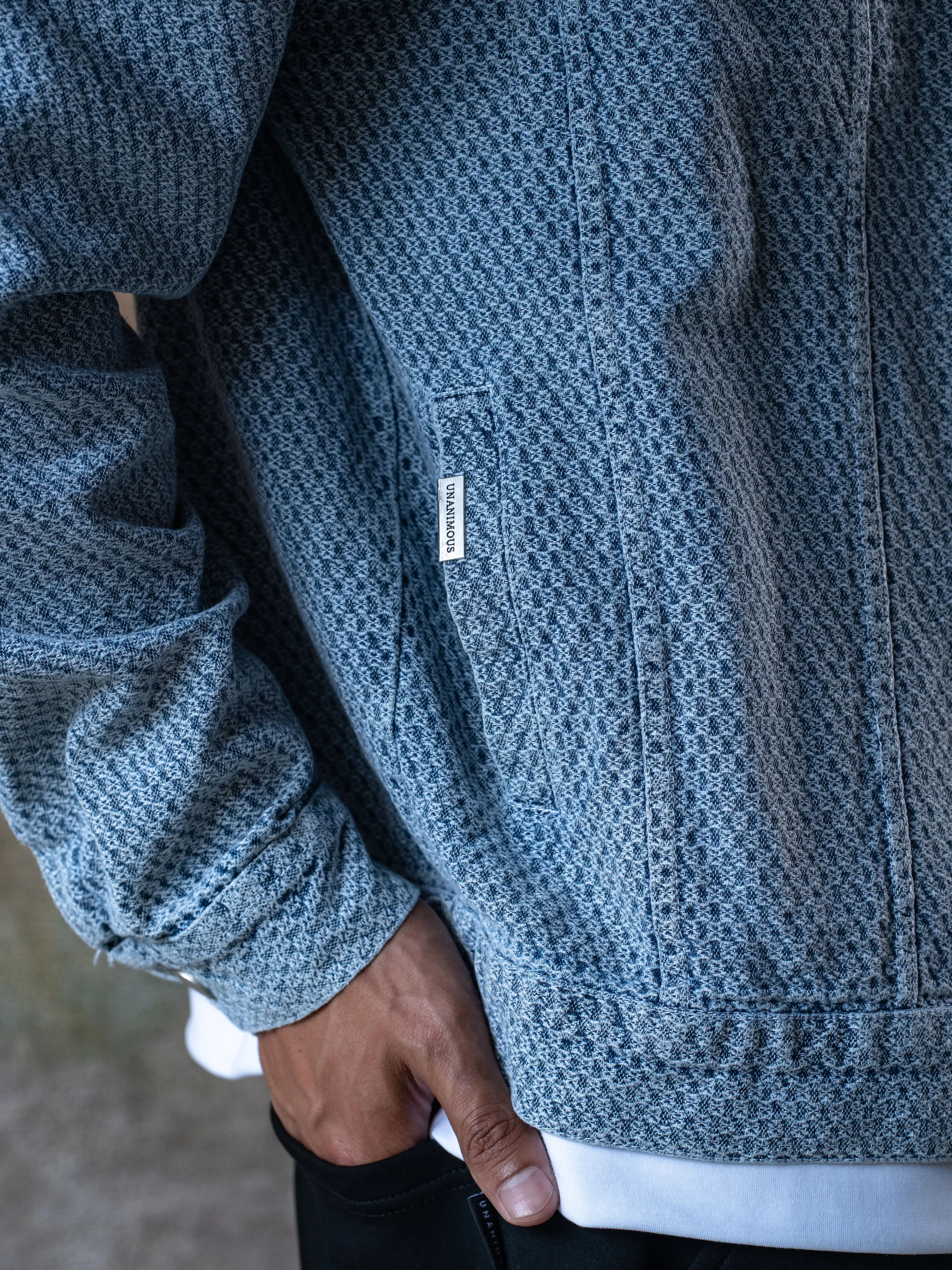 Textured Trucker Jacket
